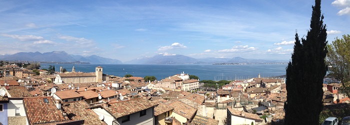 Lake Garda from the Castle in Deseszano